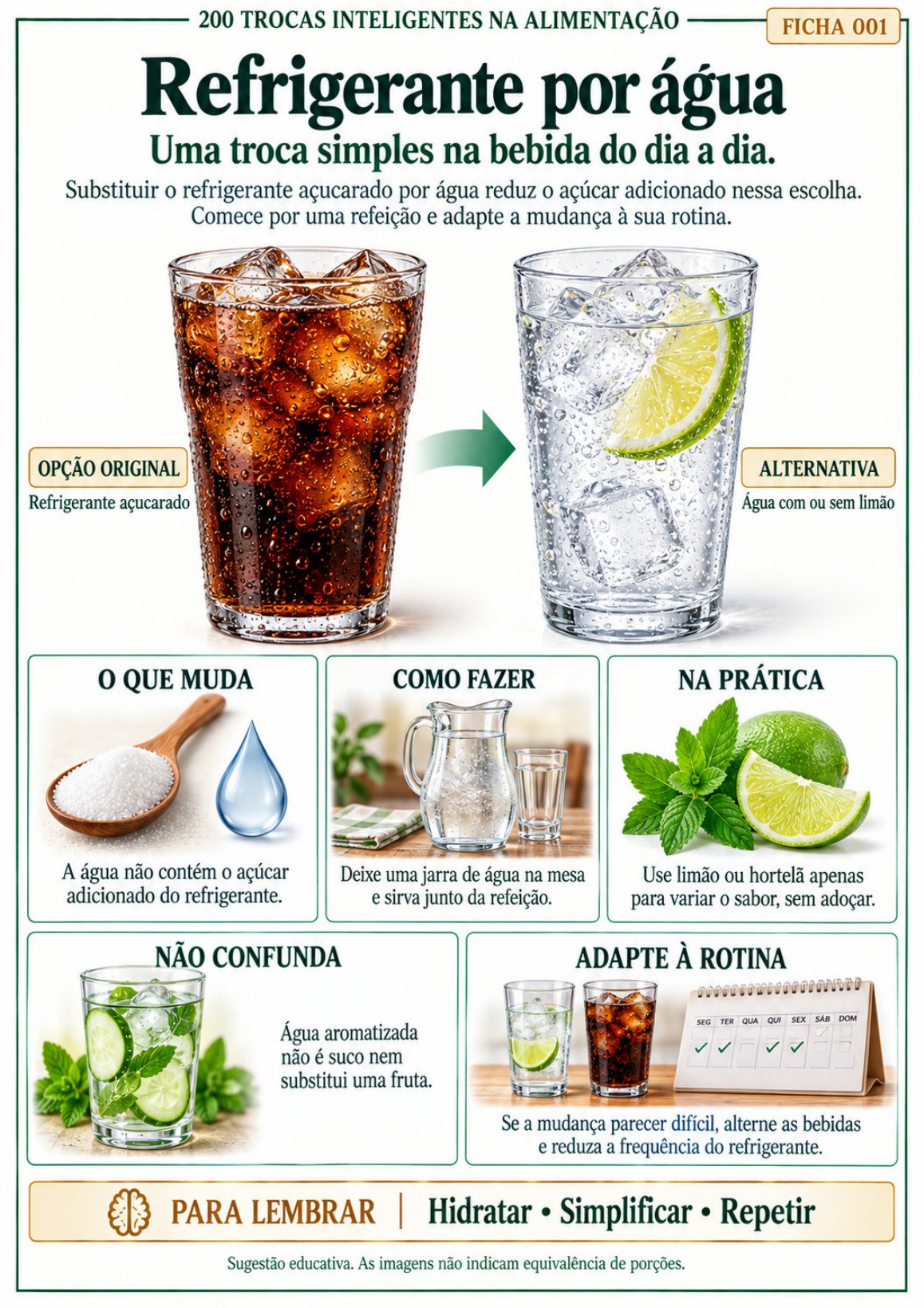 Página real do produto — Refrigerante por água